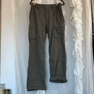 Army Green North Face Pants